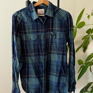 Lucky Brand Men’s Slim Fit Flannel. Size Small.